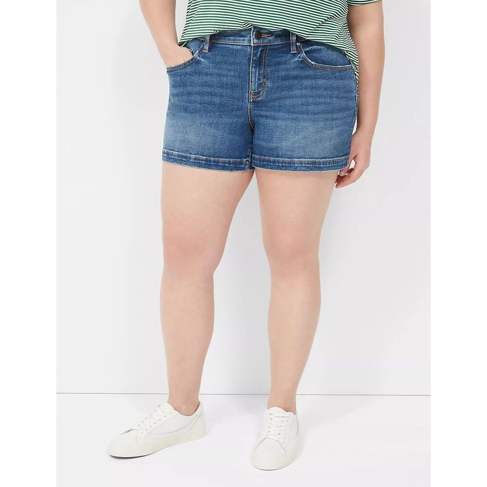Lane Bryant Mid Rise Signature Shorts 14